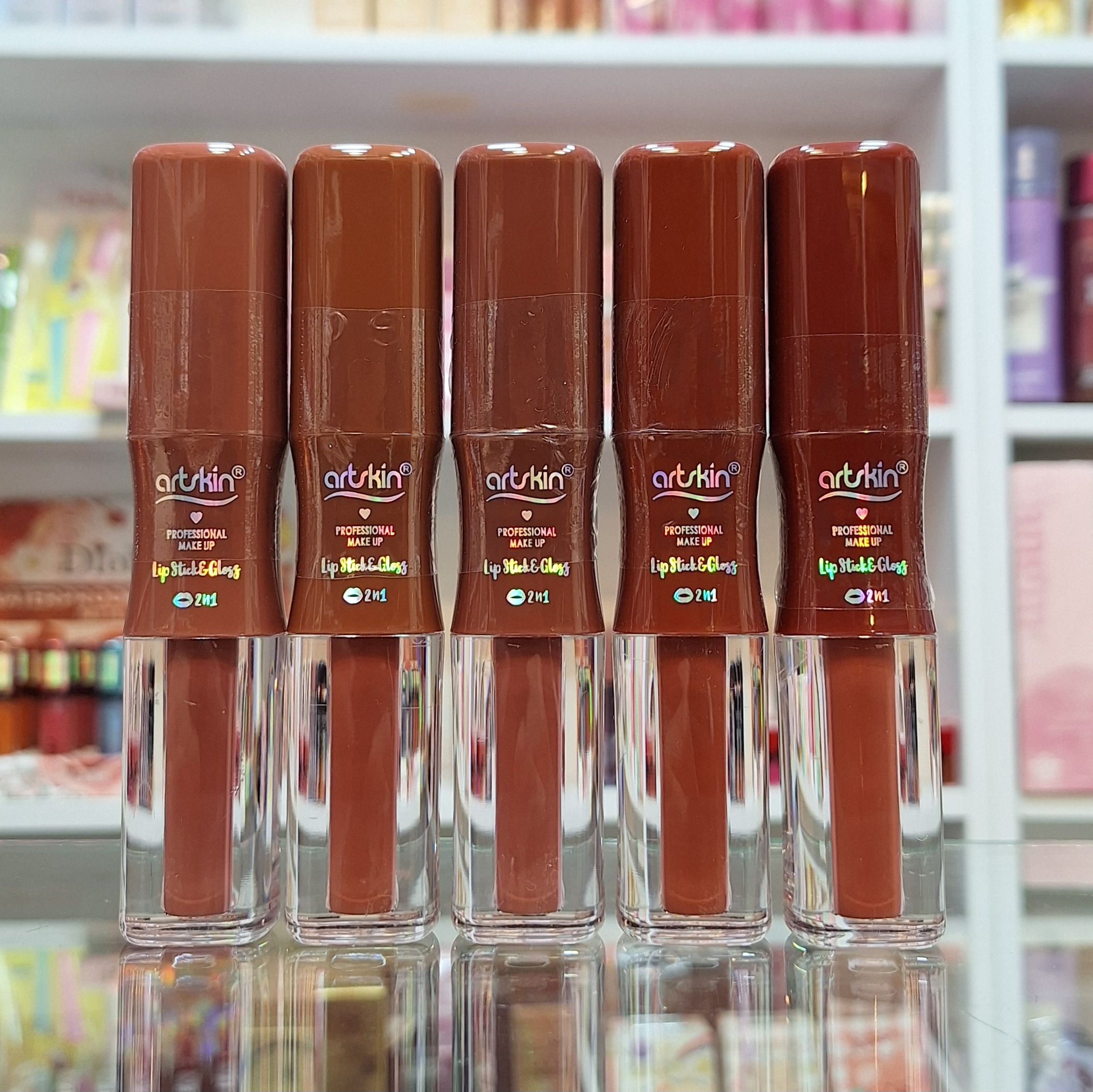 رژ لب دو طرفه جامد و مایع آرت اسکین