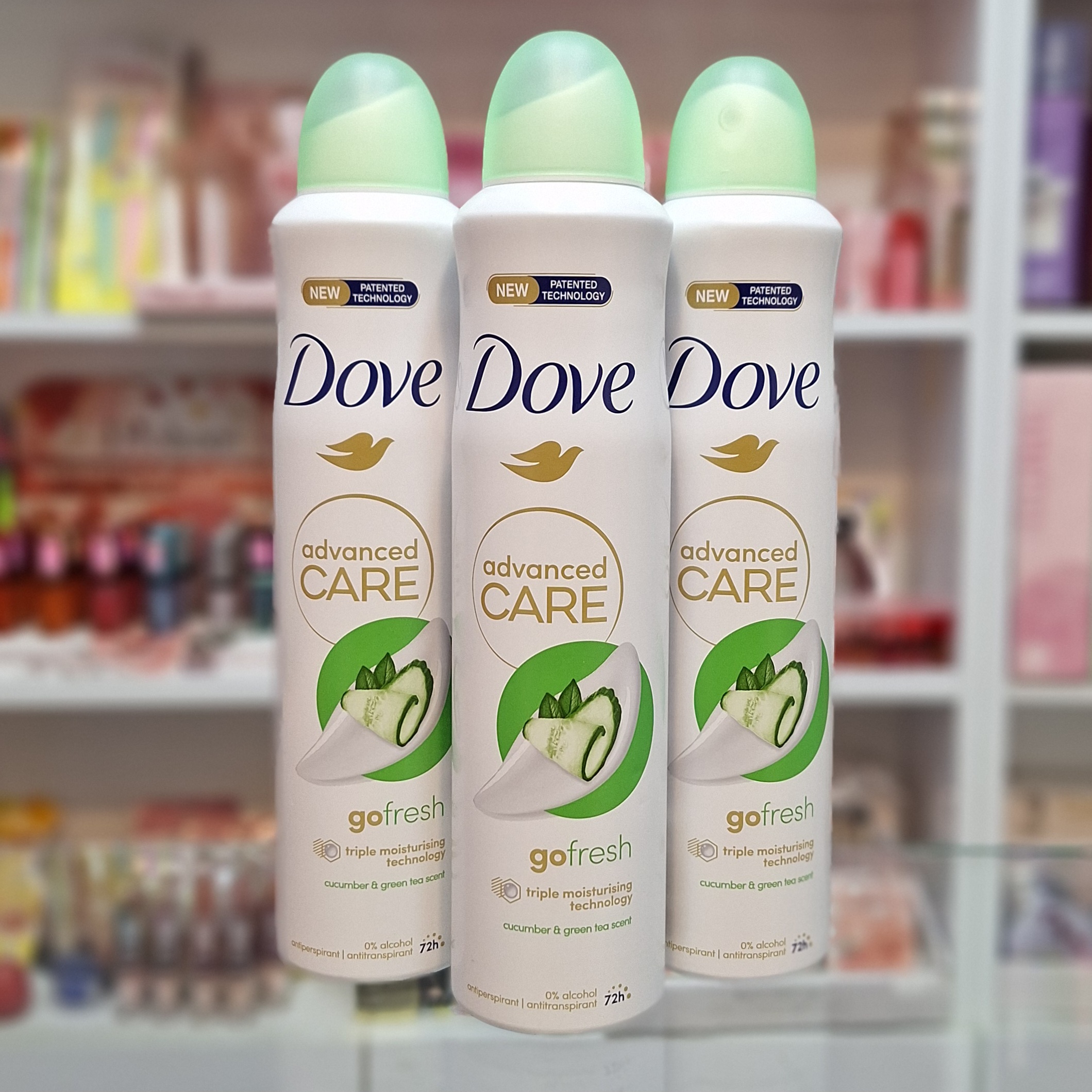 اسپری ضد تعریق رایحه خیار داو ۲۵۰ میل