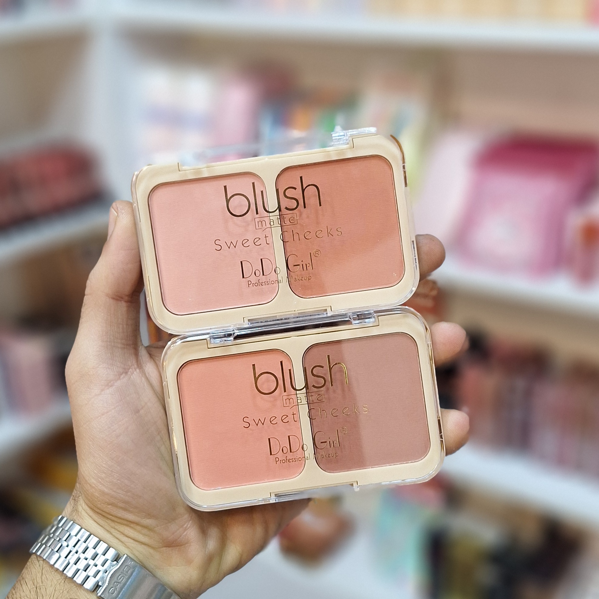 رژگونه مات دو رنگ دودوگرل DoDo Girl