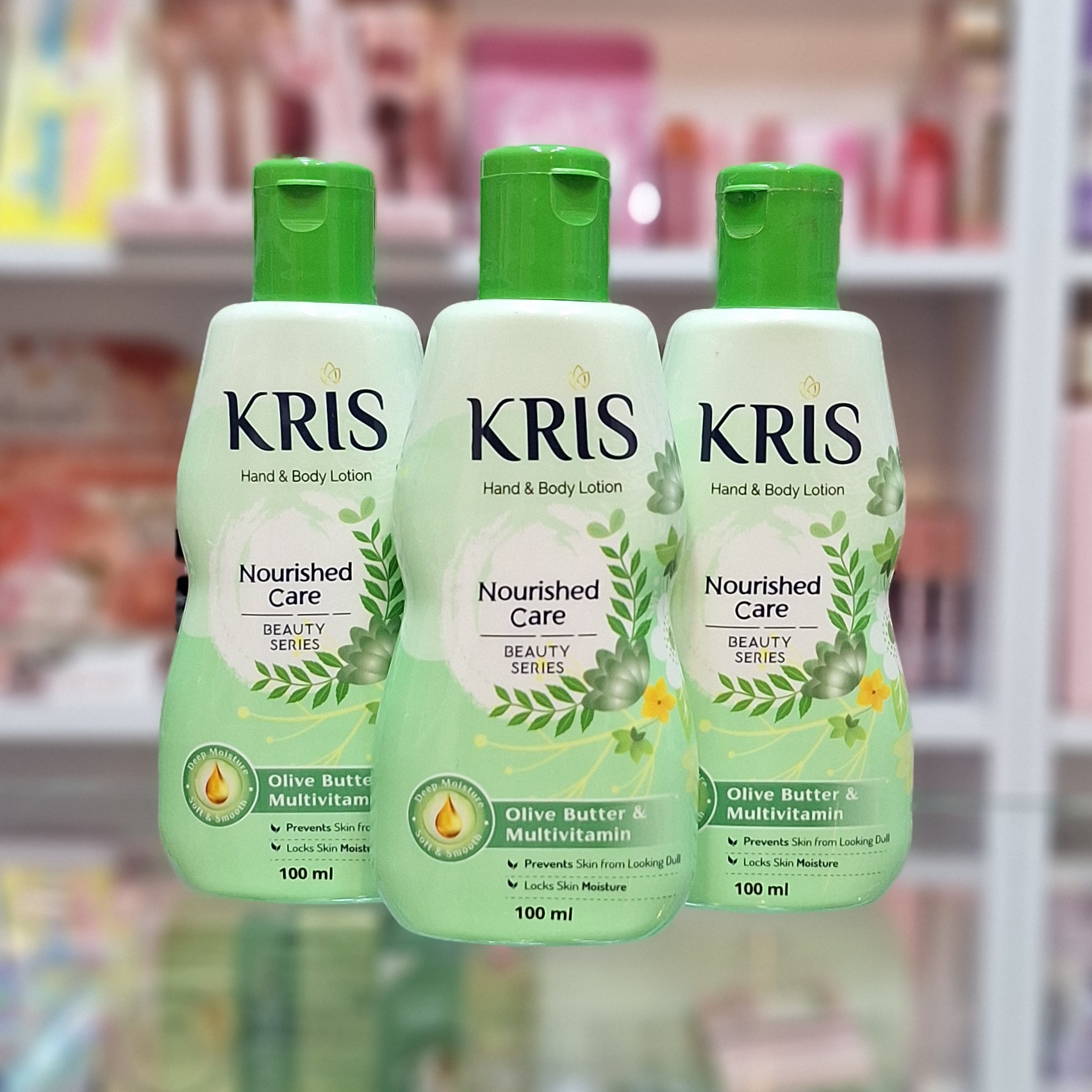 لوسیون دست و بدن کره زیتون و مولتی ویتامین کریس 100 میل