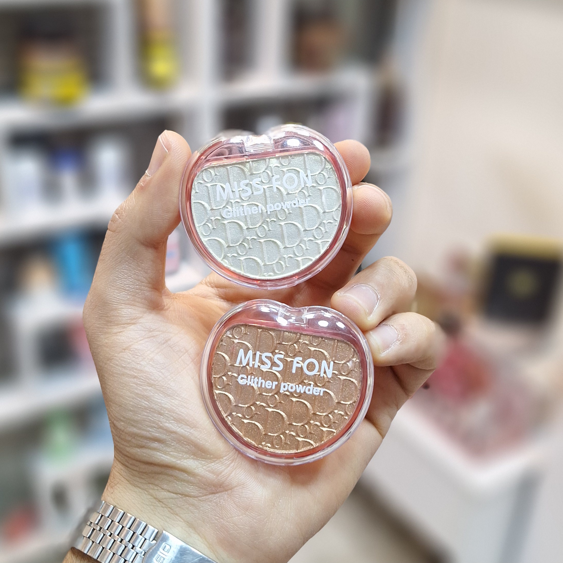 هایلایتر پودری فشرده طرح دیور میس فون Miss fon