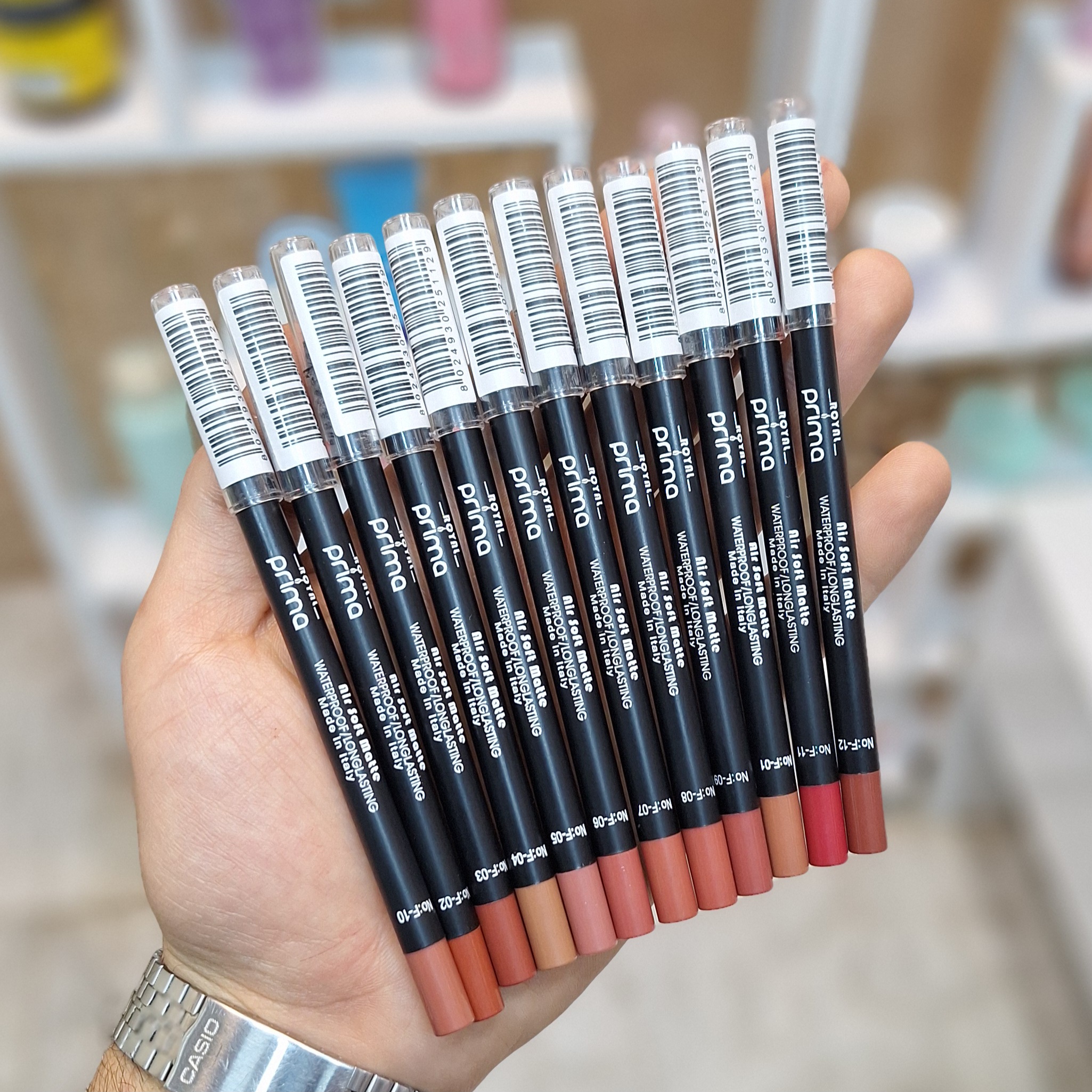 مداد لب شمعی ضدآب رویال پریما