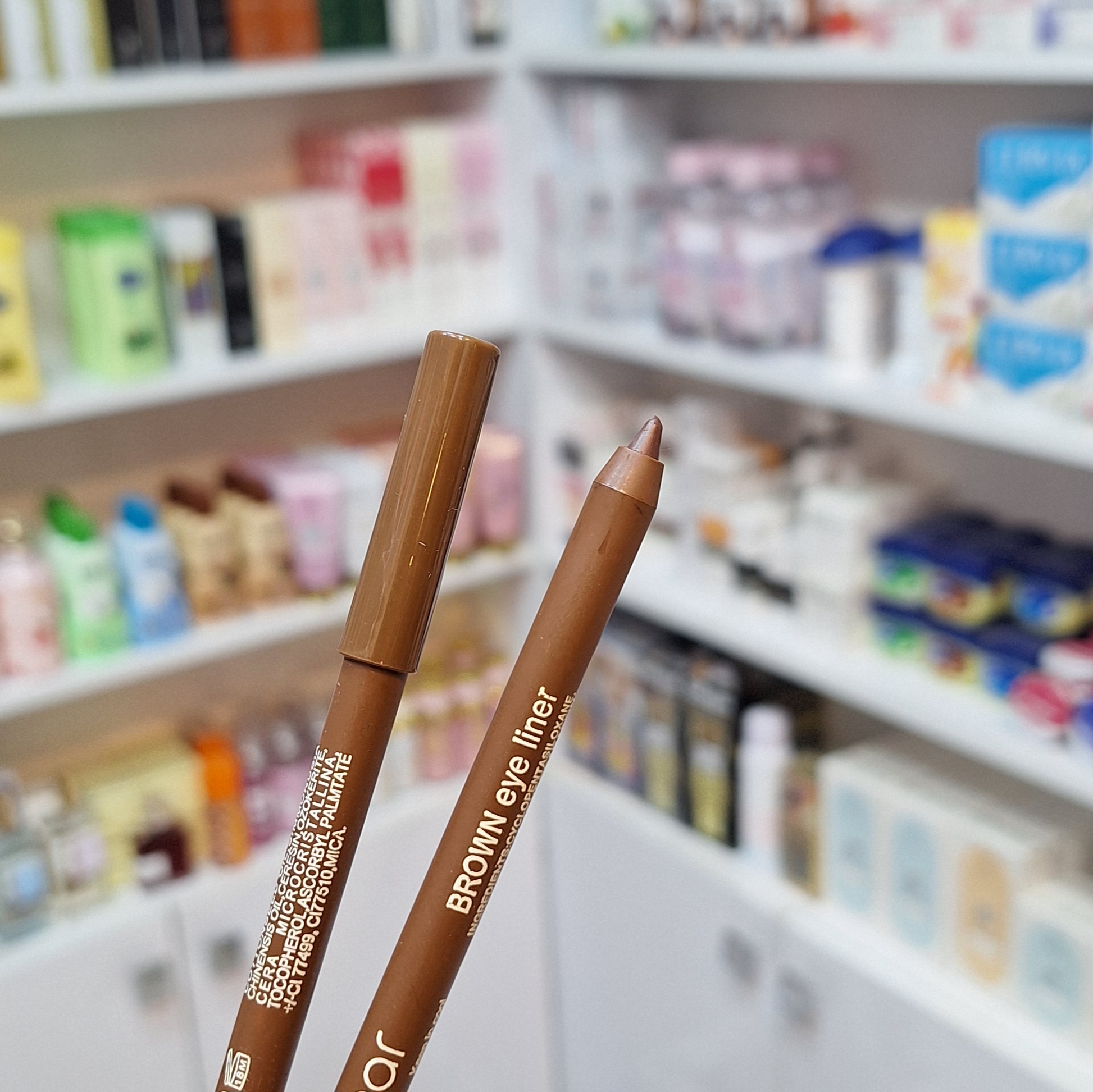 مداد چشم قهوه ای شمعی فلورمار