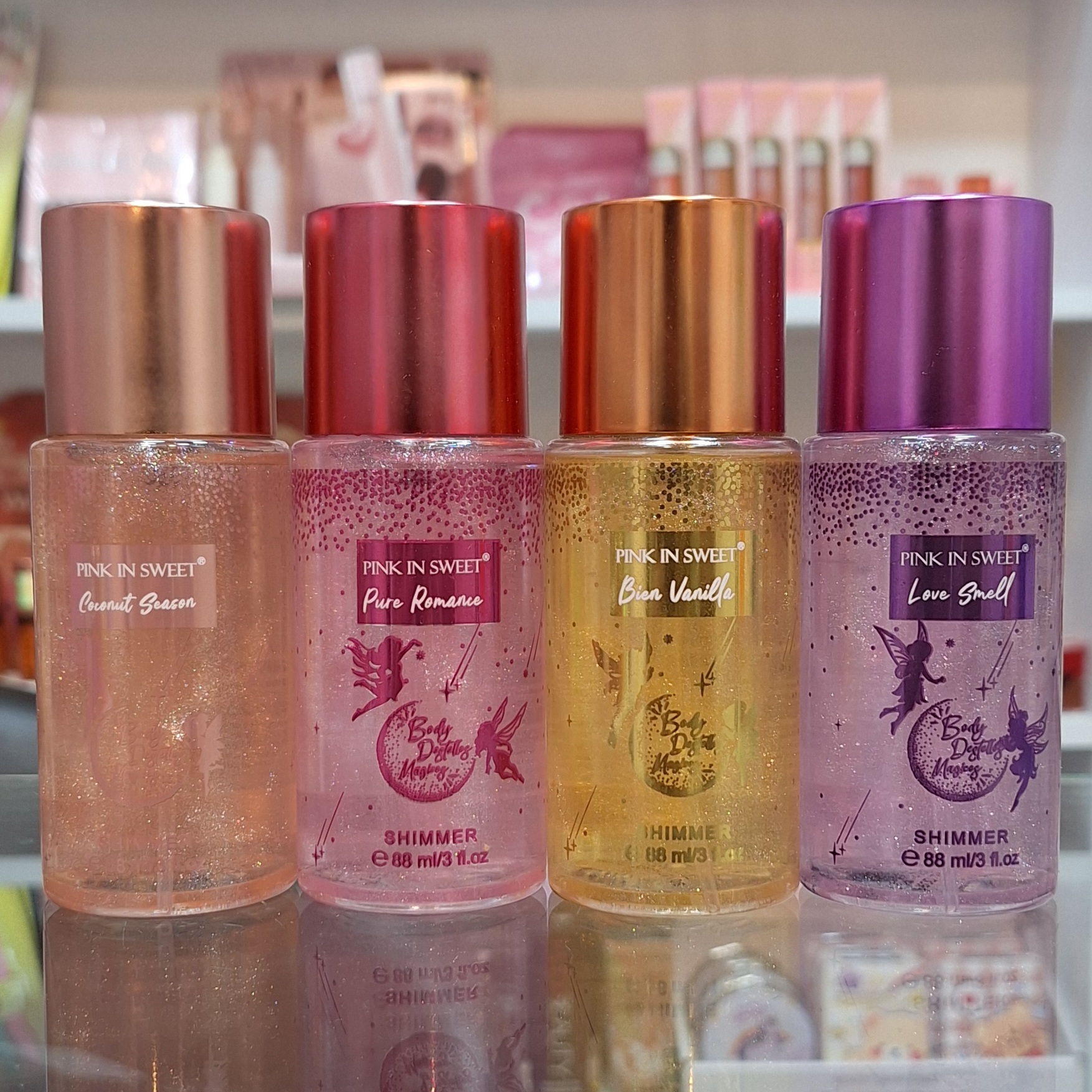 بادی اسپلش شاین دار فرشته 88 میل Pink in sweet